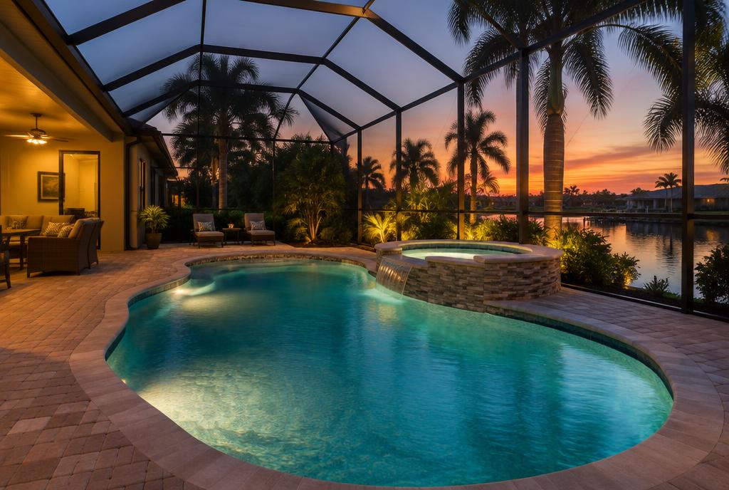 Private Pool & Spa Villa, Cape Coral, FL